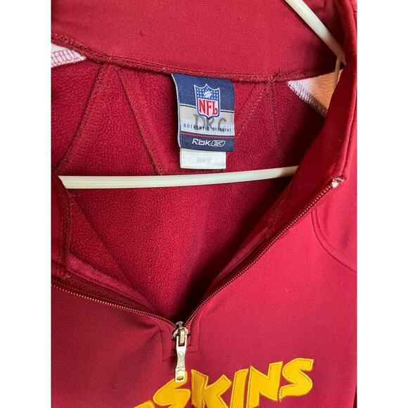 NFL Redskins Authentic Sideline Pullover, Medium, See Pictures - Small Flaws, - Picture 8 of 12